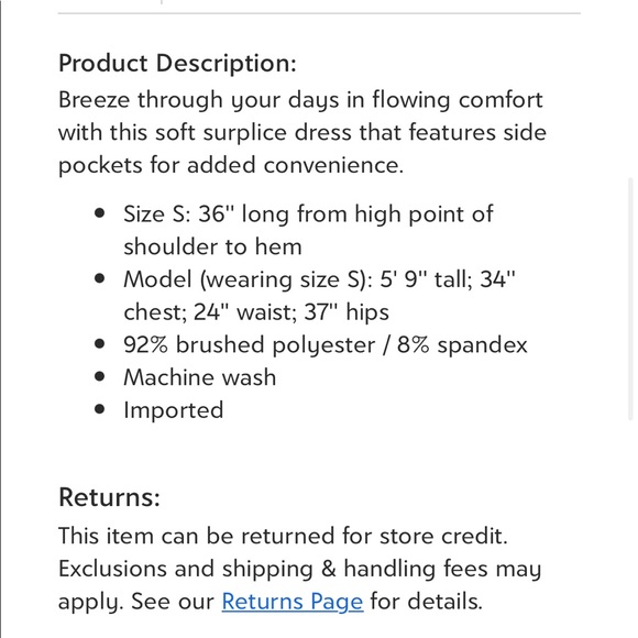 NWT Hot Pink Three-Quarter Sleeve Surplice Pocket Dress - Picture 2 of 6